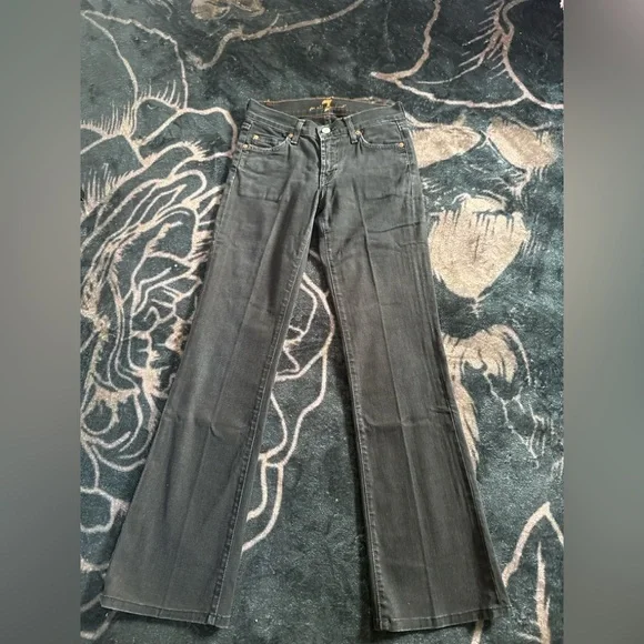 7 For All Mankind Flare Jeans size 23 - Picture 2 of 6